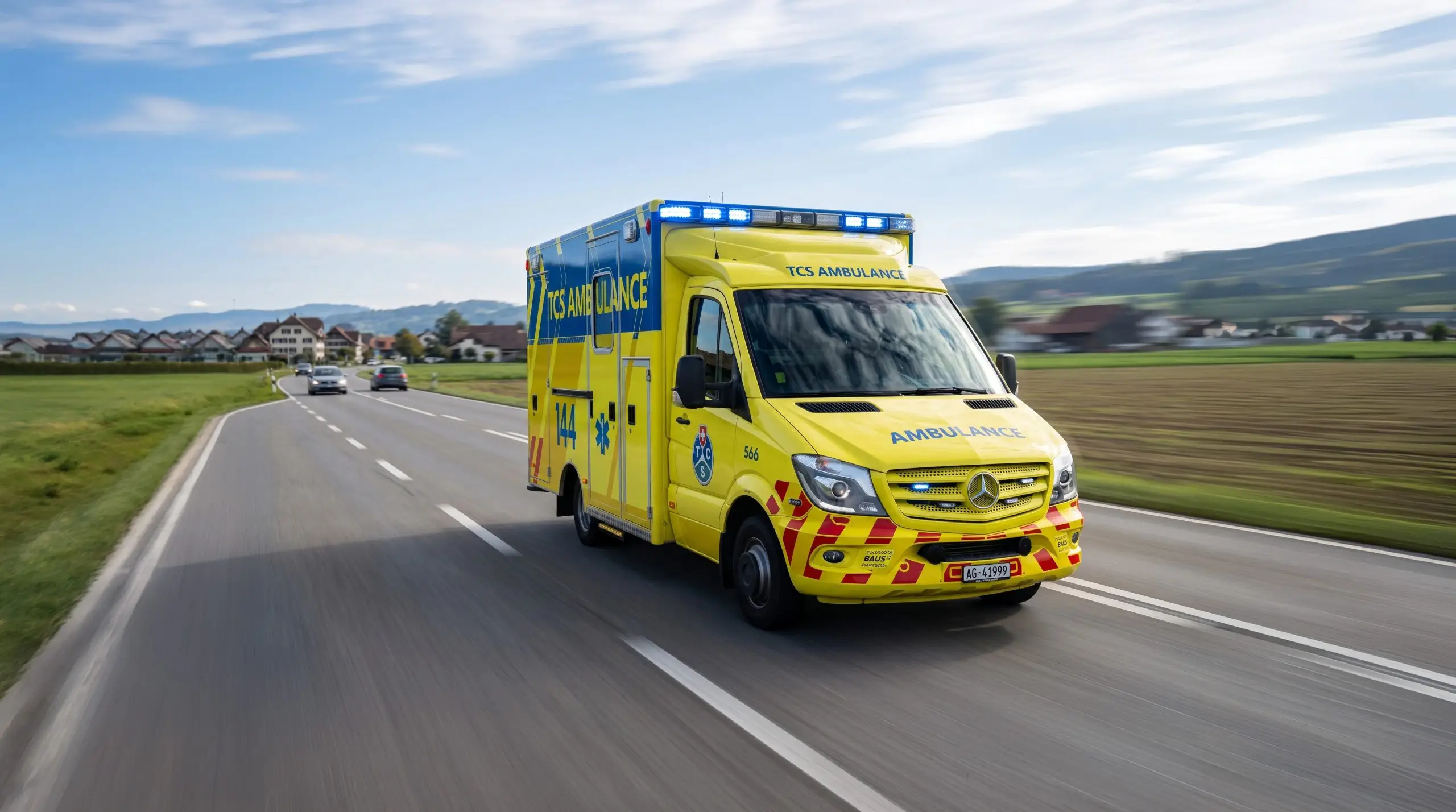 «Wenn es pressiert, mach langsam»: Unterwegs mit der TCS-Ambulanz